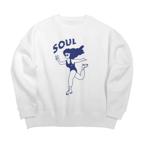 ソウル21期の愛 Big Crew Neck Sweatshirt