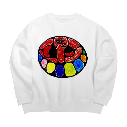 悪人シリーズ Big Crew Neck Sweatshirt