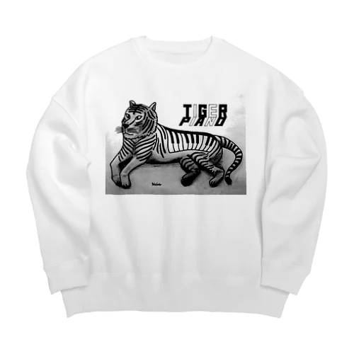 寅ピアノ Big Crew Neck Sweatshirt