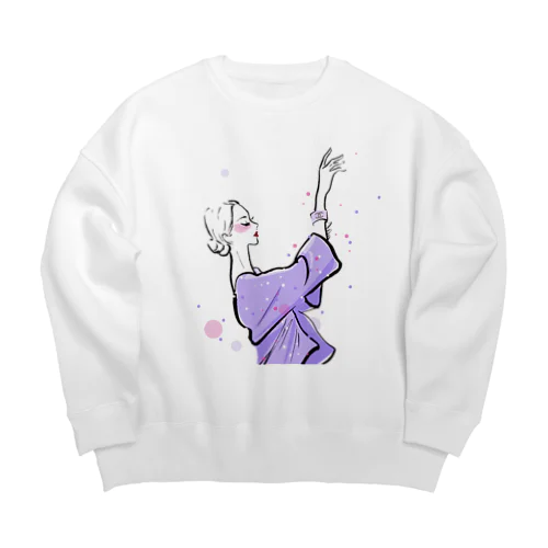 バレリーナ Big Crew Neck Sweatshirt