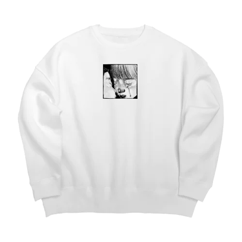 涙 Big Crew Neck Sweatshirt