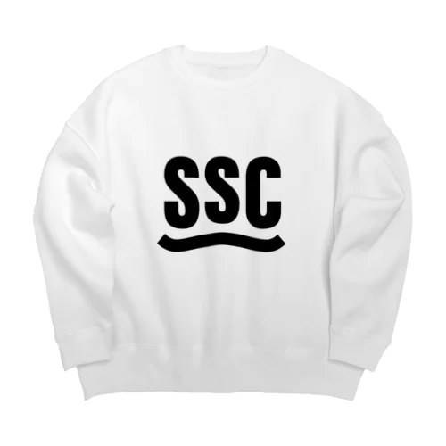 SSCロゴ：黒字 Big Crew Neck Sweatshirt