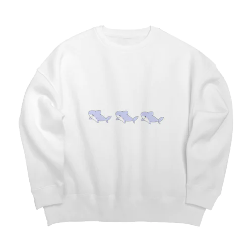 サメさめくん。 Big Crew Neck Sweatshirt