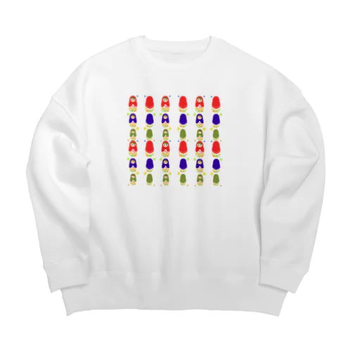 ずらずらマトリョーシカ🪆 Big Crew Neck Sweatshirt