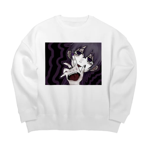 ぐるぐるしょうねん. Big Crew Neck Sweatshirt