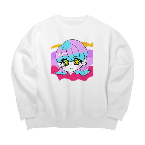 きららちゃん Big Crew Neck Sweatshirt