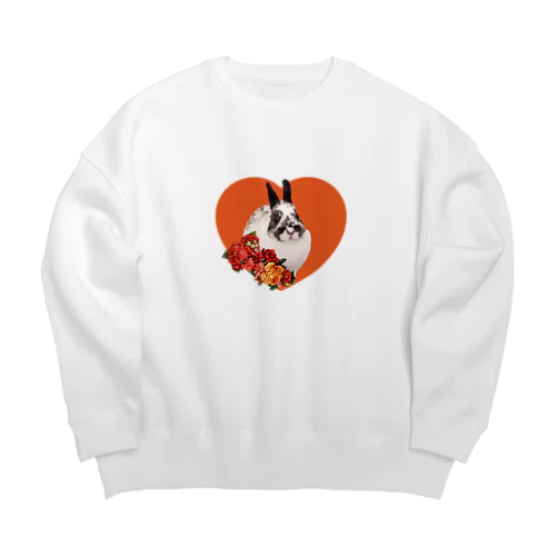 うさぎのしめちゃん Big Crew Neck Sweatshirt