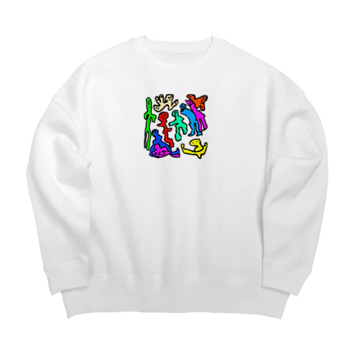 ハスダクリーチャー002 Big Crew Neck Sweatshirt