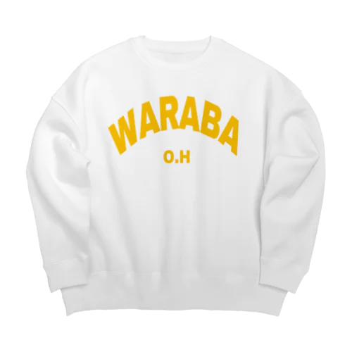 WARABA College Logo Yellow  ビッグシルエットスウェット