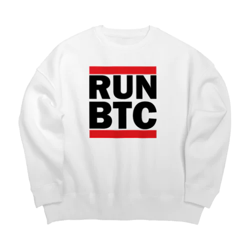 RUN BTC＃１ Big Crew Neck Sweatshirt
