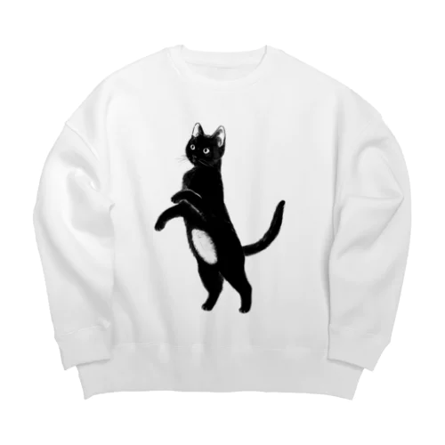 ハラジロウンモ Big Crew Neck Sweatshirt