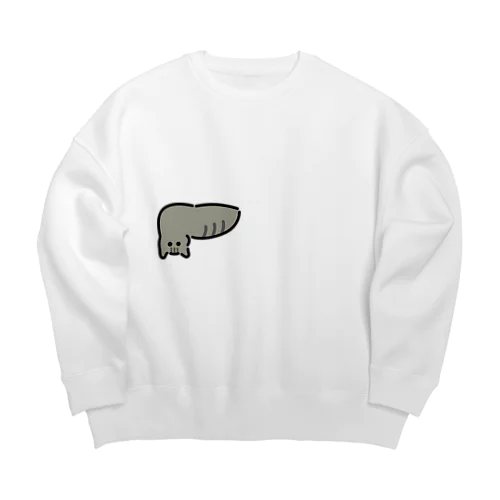 肝臓キジトラ猫 Big Crew Neck Sweatshirt