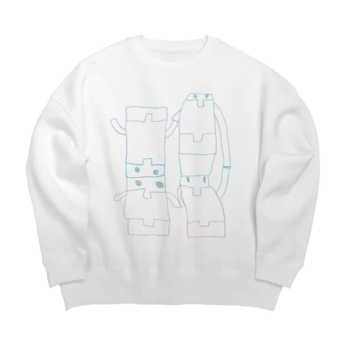 トップルゲンガー　ミラージュ Big Crew Neck Sweatshirt