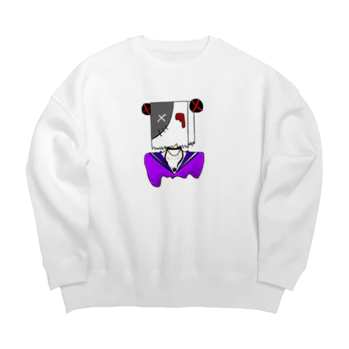 紙袋女子 Big Crew Neck Sweatshirt