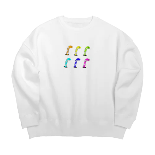 へんないきもの Big Crew Neck Sweatshirt