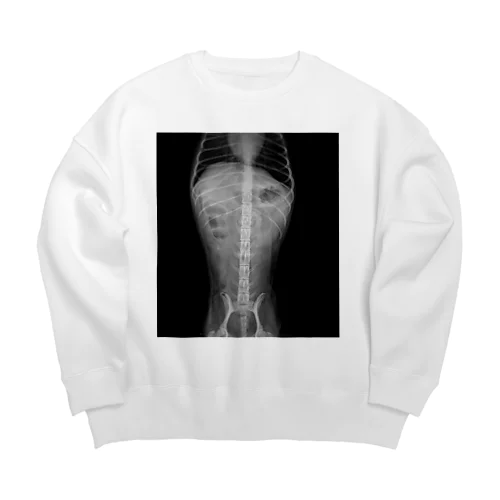 うちの犬のレントゲン③ Big Crew Neck Sweatshirt