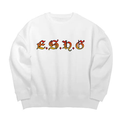 せかんどろごぉぉぉお Big Crew Neck Sweatshirt