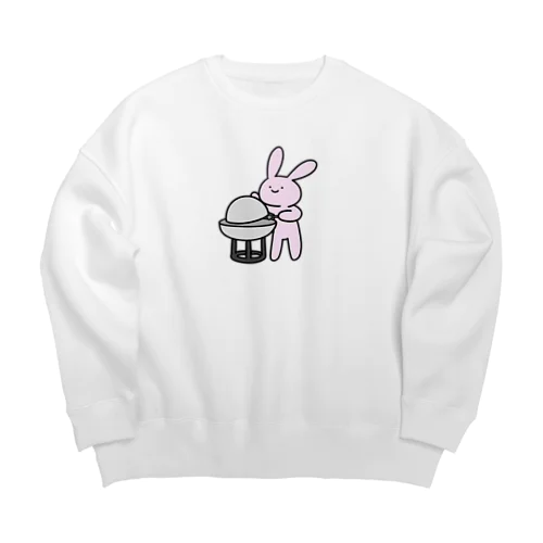 物騒うさぎ【デーモンコア】 Big Crew Neck Sweatshirt