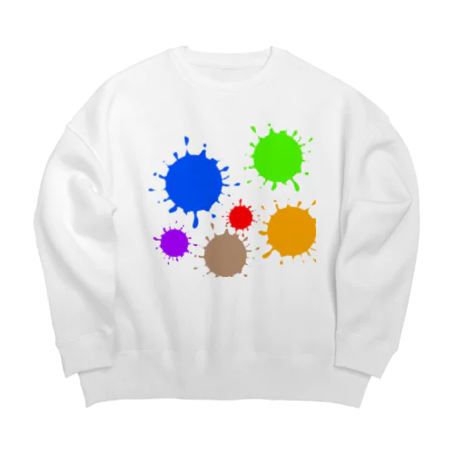 Drop colors  Big Crew Neck Sweatshirt