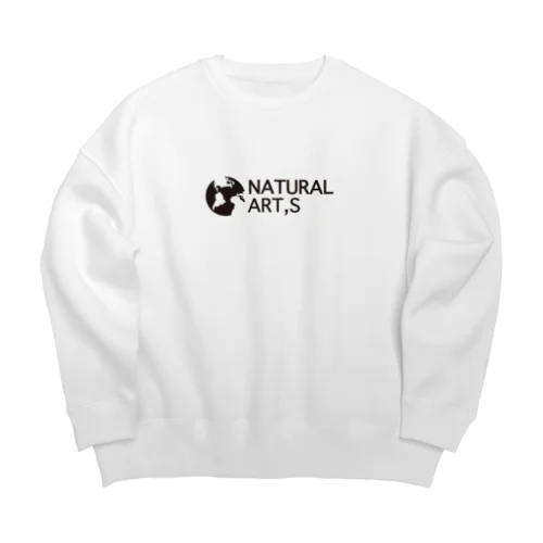 NATURAL ART,S ロゴ Big Crew Neck Sweatshirt