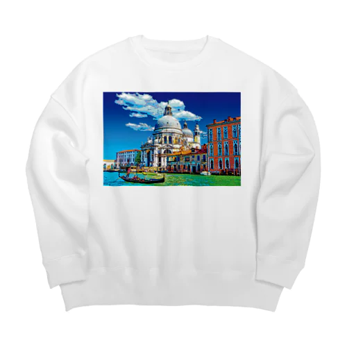 イタリア サンタ・マリア・デッラ・サルーテ聖堂 Big Crew Neck Sweatshirt