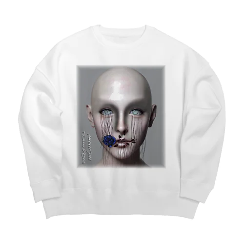 気味の悪い人形 Big Crew Neck Sweatshirt