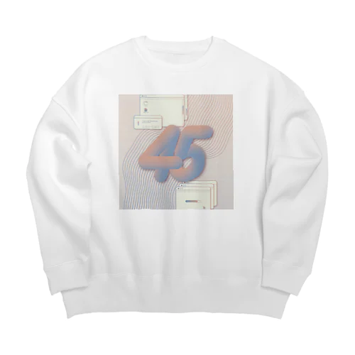 デスクトップ45 Big Crew Neck Sweatshirt