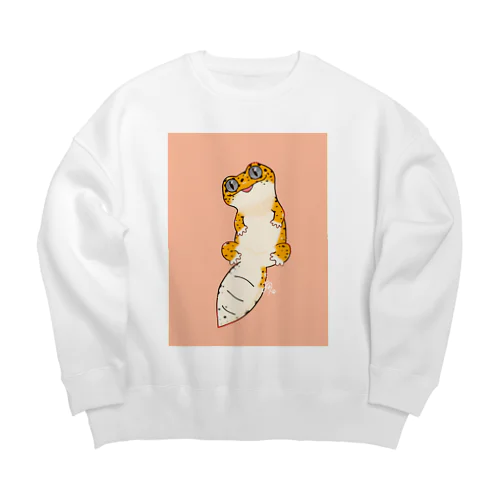 うちの子モデルのうにちゃん Big Crew Neck Sweatshirt