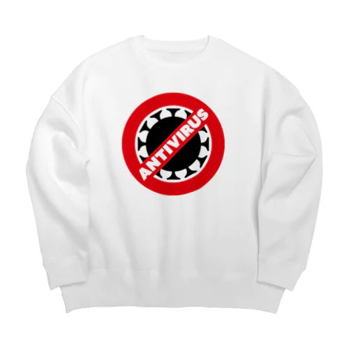 新型コロナ対策　アンチウイルスマーク Big Crew Neck Sweatshirt