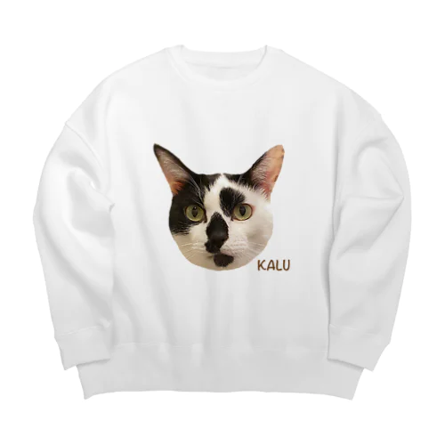 絵文字カルくん Big Crew Neck Sweatshirt