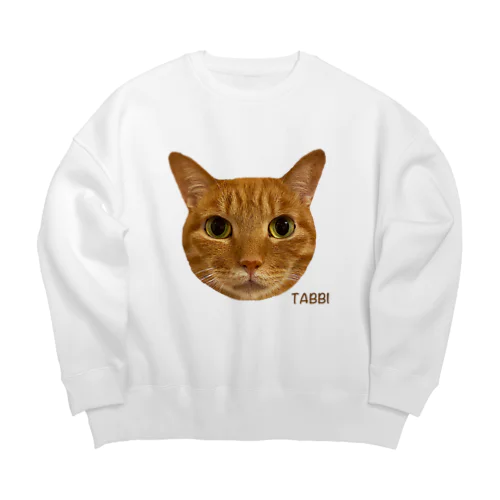 絵文字タビくん Big Crew Neck Sweatshirt