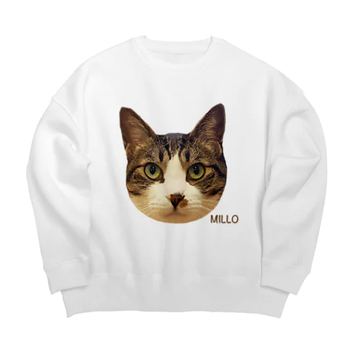 絵文字ミロくん Big Crew Neck Sweatshirt