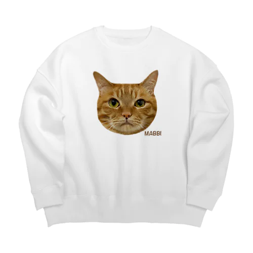 絵文字マビくん Big Crew Neck Sweatshirt