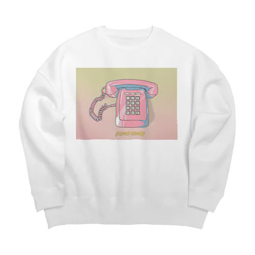 テレフォン Big Crew Neck Sweatshirt