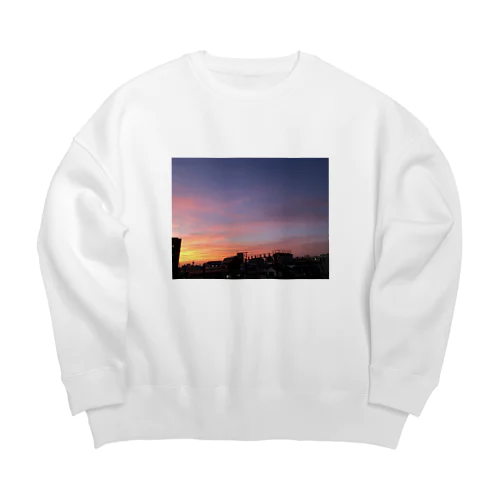 magic hour #2 Big Crew Neck Sweatshirt