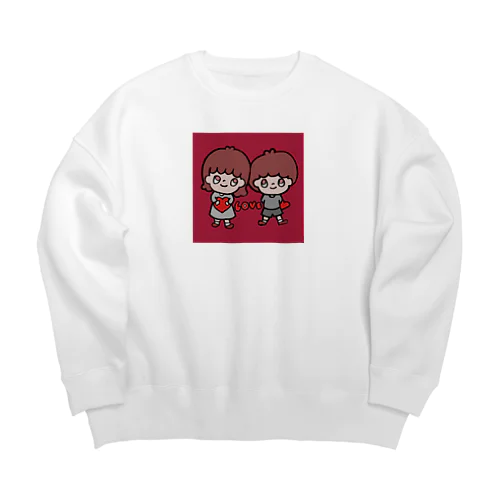 女の子男の子 Big Crew Neck Sweatshirt