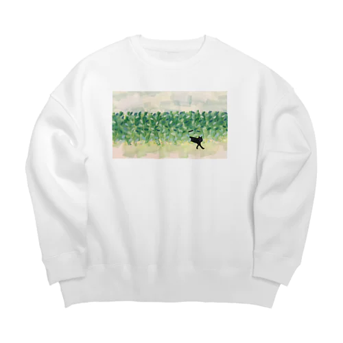 5月の猫 Big Crew Neck Sweatshirt