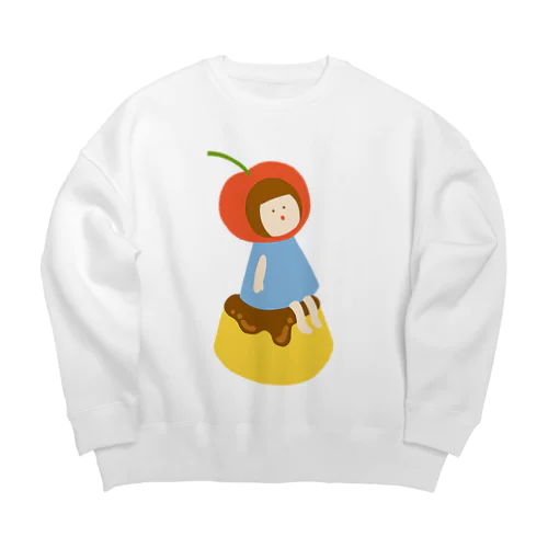 ぷりんのいす Big Crew Neck Sweatshirt