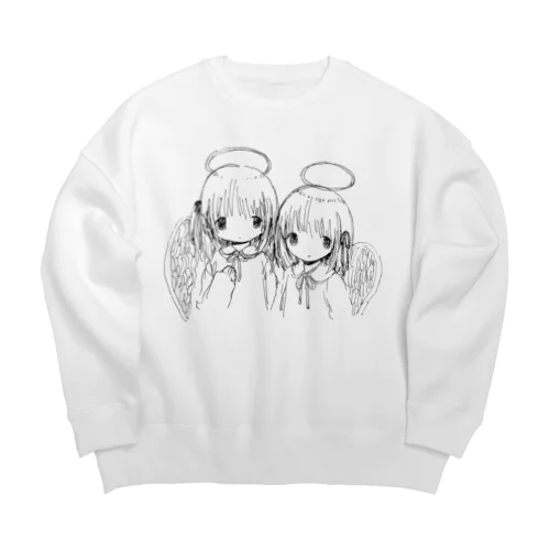 水没した街を見に行く Big Crew Neck Sweatshirt