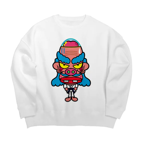 蹴梨威治武 Big Crew Neck Sweatshirt