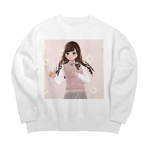 ふうかちゃんのグッズ Big Crew Neck Sweatshirt