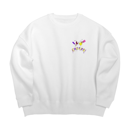 CHEERS! Big Crew Neck Sweatshirt