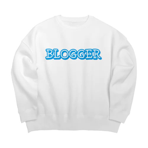 BLOGGER きく Big Crew Neck Sweatshirt