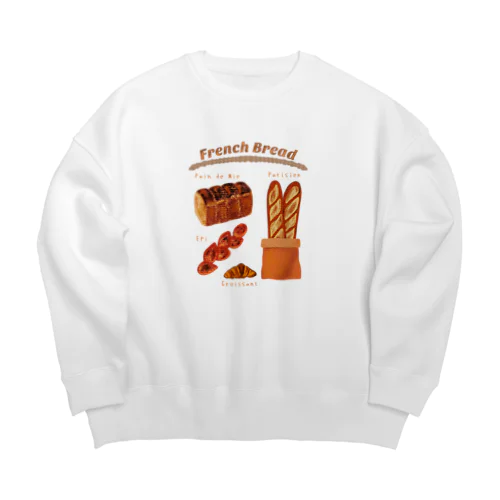 French Bread Big Crew Neck Sweatshirt