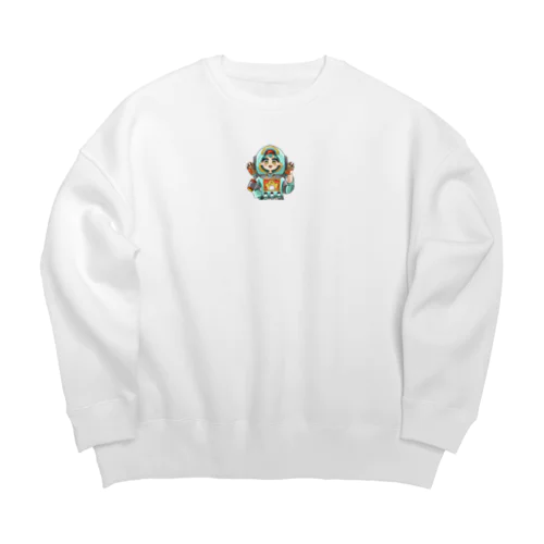 みぎふぁいんだー Big Crew Neck Sweatshirt