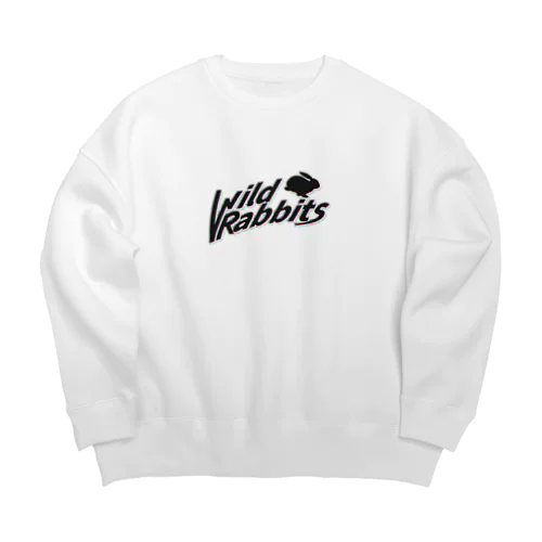 WildRabbitsレーシングチーム Big Crew Neck Sweatshirt