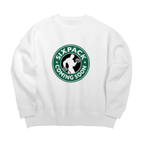 SIXPACK COMING SOON シックスパックはもうすぐ Big Crew Neck Sweatshirt