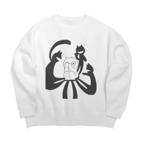 自己嫌悪 Big Crew Neck Sweatshirt