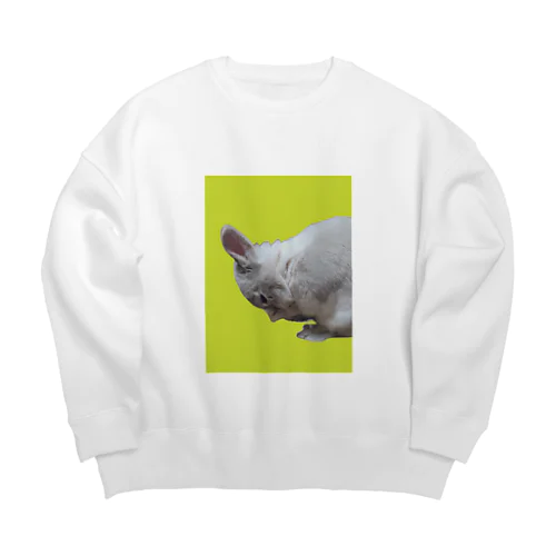 くしくしバニラたん Big Crew Neck Sweatshirt