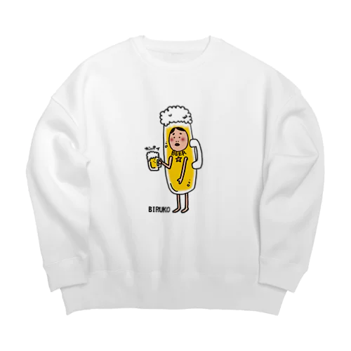 びる子さん Big Crew Neck Sweatshirt